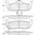 Centric 305.10870 Disc Brake Pad Set Street Slect Brake Pads with Hardware