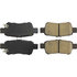 Centric 305.10880 Disc Brake Pad Set Street Slect Brake Pads with Hardware