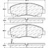 305.11020 by CENTRIC - Street Slect Brake Pads with Hardware