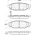 Centric 305.11140 Disc Brake Pad Set Street Slect Brake Pads with Hardware