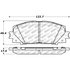 305.11840 by CENTRIC - Street Slect Brake Pads with Hardware