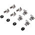 Centric 305.12100 Disc Brake Pad Set Street Slect Brake Pads with Hardware