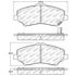 Centric 305.12730 Disc Brake Pad Set Street Slect Brake Pads with Hardware