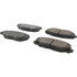 Centric 305.12110 Disc Brake Pad Set Street Slect Brake Pads with Hardware