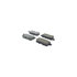 Centric 305.12590 Disc Brake Pad Set Street Slect Brake Pads with Hardware