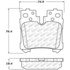 305.12830 by CENTRIC - Street Slect Brake Pads with Hardware