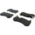 Centric 305.12910 Disc Brake Pad Set Street Slect Brake Pads with Hardware