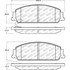 305.13510 by CENTRIC - Street Slect Brake Pads with Hardware