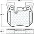 305.13720 by CENTRIC - Street Slect Brake Pads with Hardware