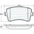 305.13860 by CENTRIC - Street Slect Brake Pads with Hardware