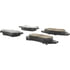 Centric 305.13910 Disc Brake Pad Set Street Slect Brake Pads with Hardware