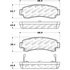 305.05110 by CENTRIC - Street Slect Brake Pads with Hardware