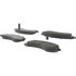 Centric 305.05300 Disc Brake Pad Set Street Slect Brake Pads with Hardware