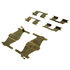 Centric 305.05400 Disc Brake Pad Set Street Slect Brake Pads with Hardware