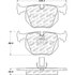 305.06830 by CENTRIC - Street Slect Brake Pads with Hardware