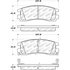 Centric 305.06980 Disc Brake Pad Set Street Slect Brake Pads with Hardware