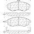 305.07000 by CENTRIC - Street Slect Brake Pads with Hardware