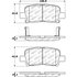 Centric 305.08650 Disc Brake Pad Set Street Slect Brake Pads with Hardware