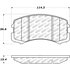 305.09040 by CENTRIC - Street Slect Brake Pads with Hardware