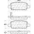 305.09050 by CENTRIC - Street Slect Brake Pads with Hardware