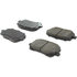 Centric 305.09230 Disc Brake Pad Set Street Slect Brake Pads with Hardware