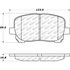 Centric 305.09230 Disc Brake Pad Set Street Slect Brake Pads with Hardware