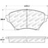 305.08900 by CENTRIC - Street Slect Brake Pads with Hardware