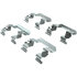 Centric 305.09290 Disc Brake Pad Set Street Slect Brake Pads with Hardware