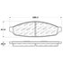 305.09530 by CENTRIC - Street Slect Brake Pads with Hardware