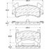 309.01540 by CENTRIC - STOPTECH PERFORMANCE PAD