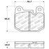 309.01740 by CENTRIC - STOPTECH PERFORMANCE PAD