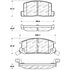 309.03090 by CENTRIC - STOPTECH PERFORMANCE PAD