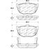 309.03230 by CENTRIC - STOPTECH PERFORMANCE PAD