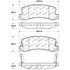 309.03250 by CENTRIC - STOPTECH PERFORMANCE PAD