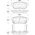 309.03740 by CENTRIC - STOPTECH PERFORMANCE PAD