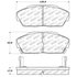 309.04090 by CENTRIC - STOPTECH PERFORMANCE PAD