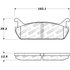 309.04580 by CENTRIC - STOPTECH PERFORMANCE PAD