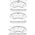 Centric 305.14790 Disc Brake Pad Set Street Slect Brake Pads with Hardware