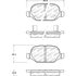 Centric 305.15690 Disc Brake Pad Set Street Slect Brake Pads with Hardware