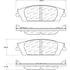 305.17070 by CENTRIC - Street Slect Brake Pads with Hardware