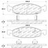 309.07900 by CENTRIC - STOPTECH PERFORMANCE PAD