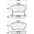 309.08410 by CENTRIC - STOPTECH PERFORMANCE PAD