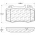 309.08470 by CENTRIC - STOPTECH PERFORMANCE PAD