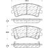 309.09570 by CENTRIC - STOPTECH PERFORMANCE PAD