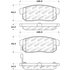 309.10080 by CENTRIC - STOPTECH PERFORMANCE PAD