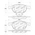 309.10440 by CENTRIC - STOPTECH PERFORMANCE PAD