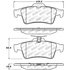 309.10950 by CENTRIC - STOPTECH PERFORMANCE PAD