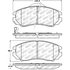 309.11040 by CENTRIC - STOPTECH PERFORMANCE PAD