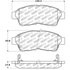 309.05620 by CENTRIC - STOPTECH PERFORMANCE PAD