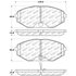 309.05870 by CENTRIC - STOPTECH PERFORMANCE PAD